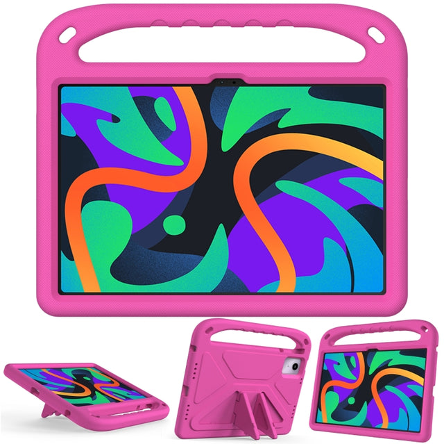 For Amazon Fire Max 11 2023 Handle EVA Shockproof Tablet Case with Holder(Rose Red) - Amazon by PMC TechLife | Online Shopping South Africa | PMC TechLife | Buy Now Pay Later Mobicred