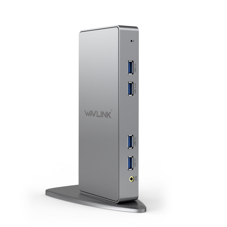 WAVLINK WL-UG39DK7 USB3.0 Hub Adapter Multi-Screen Graphics Card Universal Docking Station, Plug:US Plug