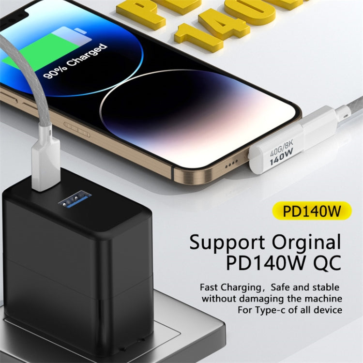 USB 3.1 Type-C to Type-C 40Gbps 8K Transmission Adapter 140W 5A Charge, Specification:Type-C Female to Female - Cable & Adapters by PMC TechLife | Online Shopping South Africa | PMC TechLife | Buy Now Pay Later Mobicred