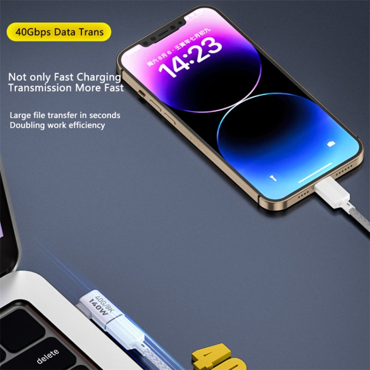 USB 3.1 Type-C to Type-C 40Gbps 8K Transmission Adapter 140W 5A Charge, Specification:Type-C Female to Female - Cable & Adapters by PMC TechLife | Online Shopping South Africa | PMC TechLife | Buy Now Pay Later Mobicred