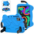 For Lenovo Xiaoxin Pad 2024/Tab M11 Ice Baby EVA Shockproof Hard PC Tablet Case(Sky Blue+Black) - Lenovo by PMC TechLife | Online Shopping South Africa | PMC TechLife | Buy Now Pay Later Mobicred