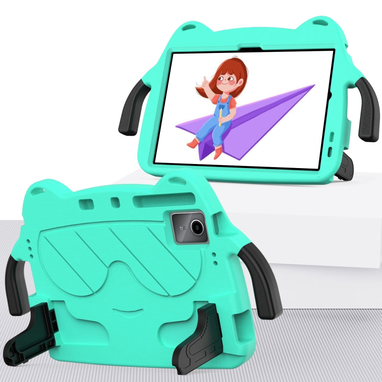 For Lenovo Xiaoxin Pad 2024/Tab M11 Ice Baby EVA Shockproof Hard PC Tablet Case(Mint Green+Black)