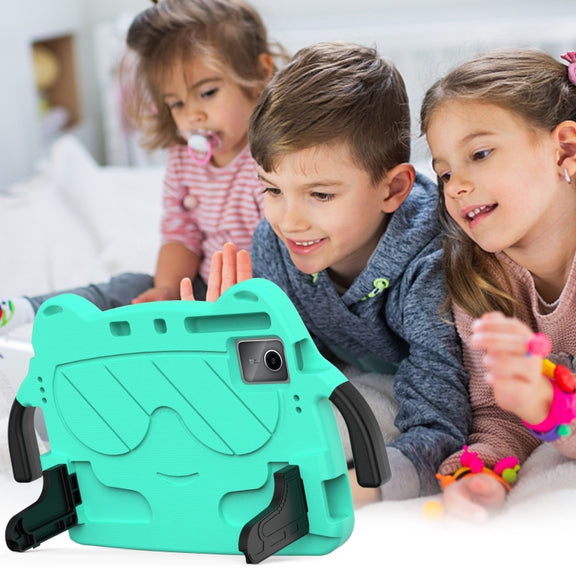 For Lenovo Xiaoxin Pad 2024/Tab M11 Ice Baby EVA Shockproof Hard PC Tablet Case(Mint Green+Black)