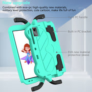 For Lenovo Xiaoxin Pad 2024/Tab M11 Ice Baby EVA Shockproof Hard PC Tablet Case(Mint Green+Black)