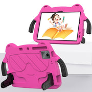 For Lenovo Tab P11 J606F/ P11 Plus J607F Ice Baby EVA Shockproof Hard PC Tablet Case(Rose Red+Black)
