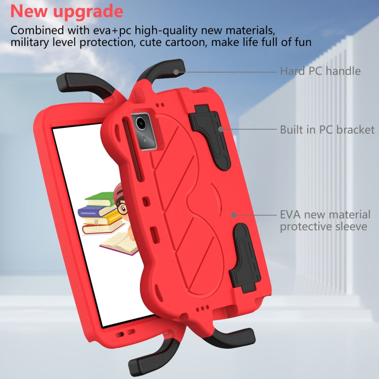 For Lenovo Tab P11 J606F/ P11 Plus J607F Ice Baby EVA Shockproof Hard PC Tablet Case(Red+Black)
