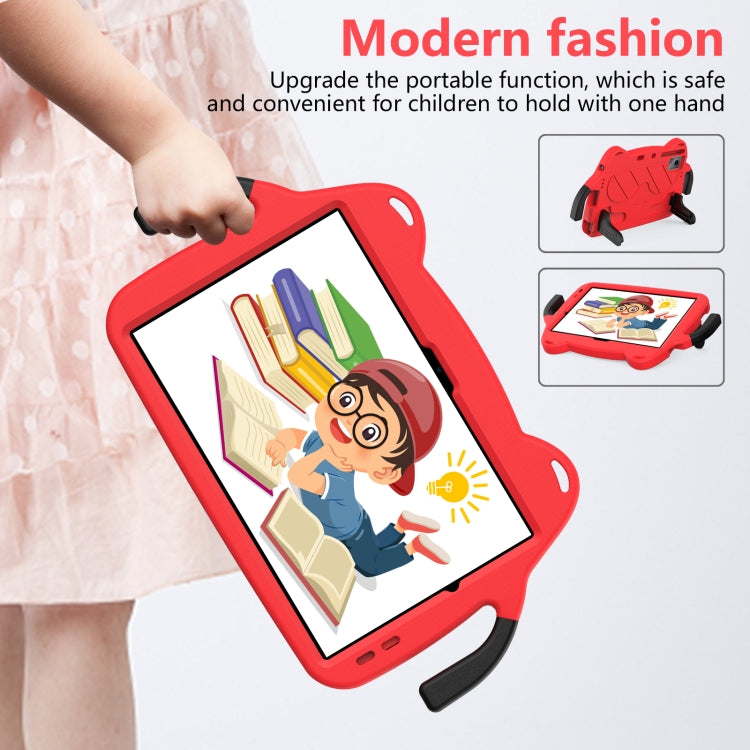 For Lenovo Tab P11 J606F/ P11 Plus J607F Ice Baby EVA Shockproof Hard PC Tablet Case(Red+Black)