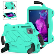 For Lenovo Tab P11 J606F/ P11 Plus J607F Ice Baby EVA Shockproof Hard PC Tablet Case(Mint Green+Black)