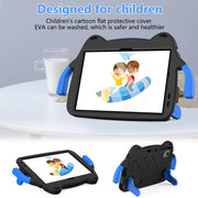 For Lenovo Tab P11 J606F/ P11 Plus J607F Ice Baby EVA Shockproof Hard PC Tablet Case(Black+Blue)