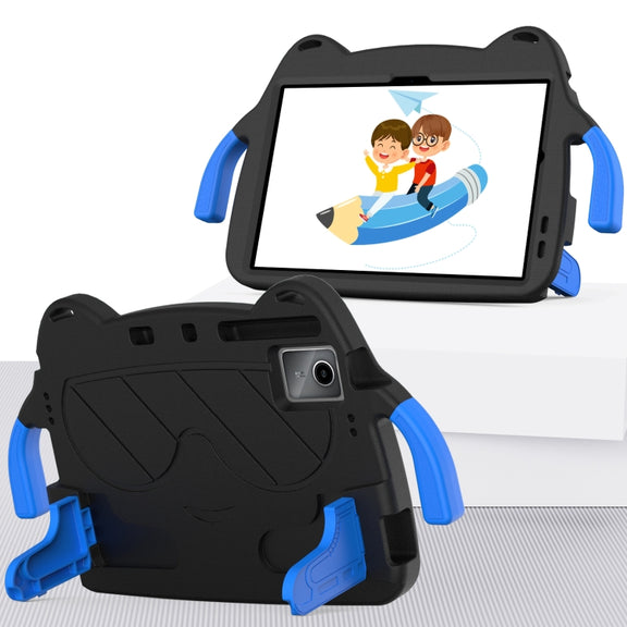 For Lenovo Tab P11 J606F/ P11 Plus J607F Ice Baby EVA Shockproof Hard PC Tablet Case(Black+Blue)