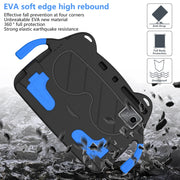 For Lenovo Tab P11 J606F/ P11 Plus J607F Ice Baby EVA Shockproof Hard PC Tablet Case(Black+Blue)