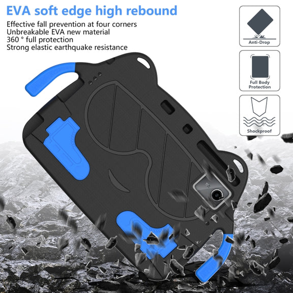 For Lenovo Tab P11 J606F/ P11 Plus J607F Ice Baby EVA Shockproof Hard PC Tablet Case(Black+Blue)