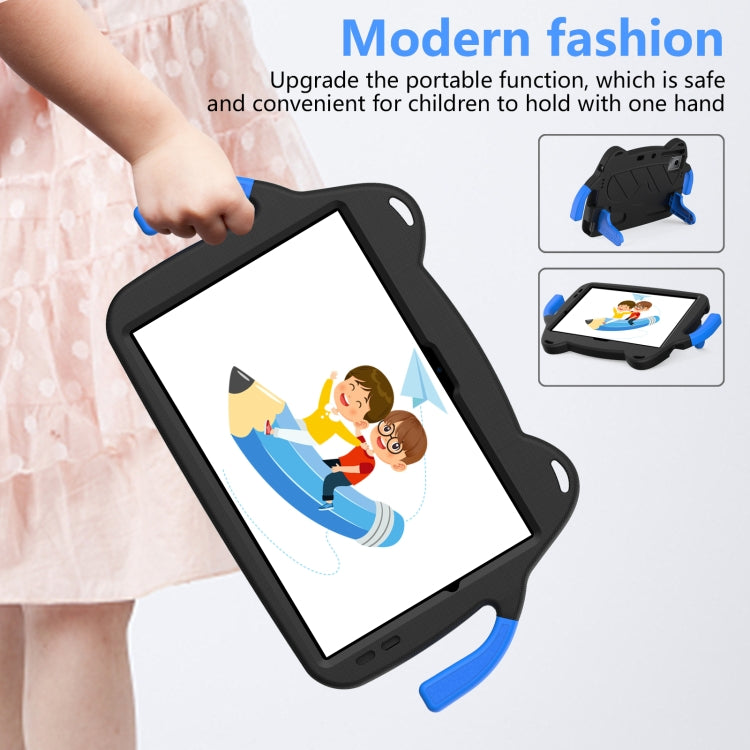 For Lenovo Tab P11 J606F/ P11 Plus J607F Ice Baby EVA Shockproof Hard PC Tablet Case(Black+Blue)
