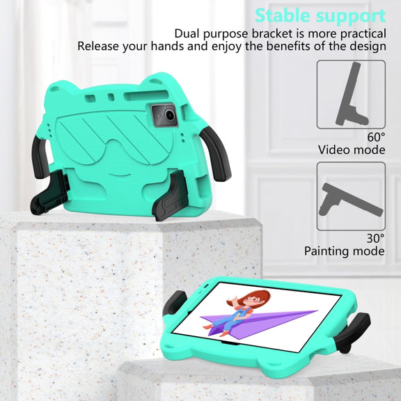 For TCL NxtPader 11 2023 Ice Baby EVA Shockproof Hard PC Tablet Case(Mint Green+Black)