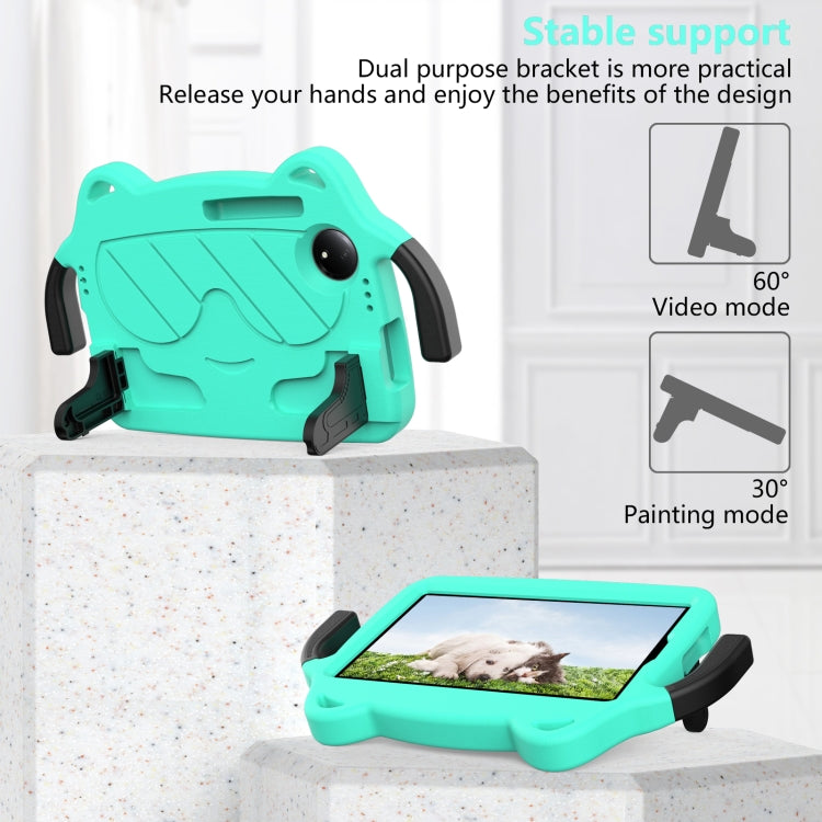 For TCL Tab 8 Gen2 2024 Ice Baby EVA Shockproof Hard PC Tablet Case(Mint Green+Black) - Others by PMC TechLife | Online Shopping South Africa | PMC TechLife | Buy Now Pay Later Mobicred