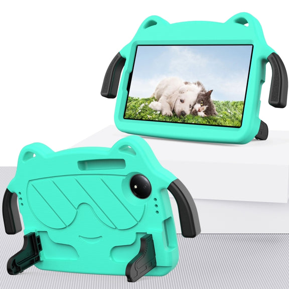 For TCL Tab 8 Gen2 2024 Ice Baby EVA Shockproof Hard PC Tablet Case(Mint Green+Black)