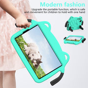 For TCL Tab 8 Gen2 2024 Ice Baby EVA Shockproof Hard PC Tablet Case(Mint Green+Black)