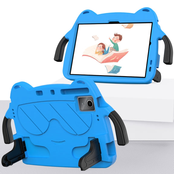 For Onn Tbspg 100110027 2023 Ice Baby EVA Shockproof Hard PC Tablet Case(Sky Blue+Black)