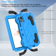 For Onn Tbspg 100110027 2023 Ice Baby EVA Shockproof Hard PC Tablet Case(Sky Blue+Black)