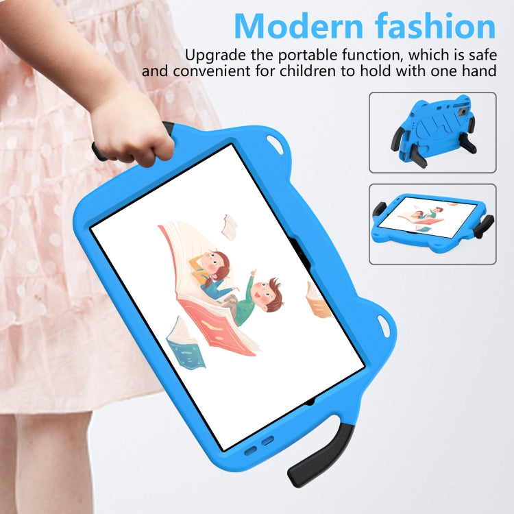 For Onn Tbspg 100110027 2023 Ice Baby EVA Shockproof Hard PC Tablet Case(Sky Blue+Black)