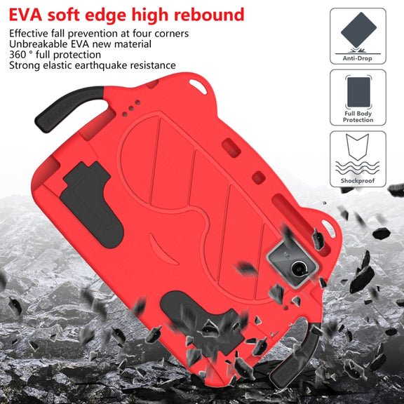 For Onn Tbspg 100110027 2023 Ice Baby EVA Shockproof Hard PC Tablet Case(Red+Black)