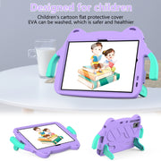 For Onn Tbspg 100110027 2023 Ice Baby EVA Shockproof Hard PC Tablet Case(Light Purple+Mint Green)