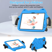 For DOOGEE T30 Pro 11 2023 Ice Baby EVA Shockproof Hard PC Tablet Case(Sky Blue+Black)