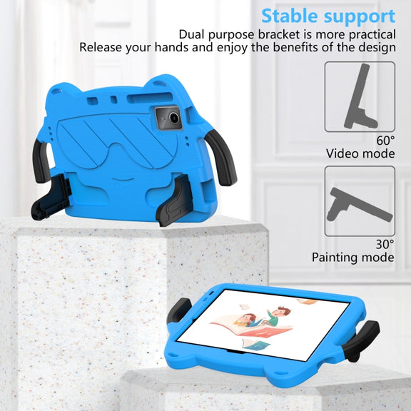 For DOOGEE T30 Pro 11 2023 Ice Baby EVA Shockproof Hard PC Tablet Case(Sky Blue+Black)