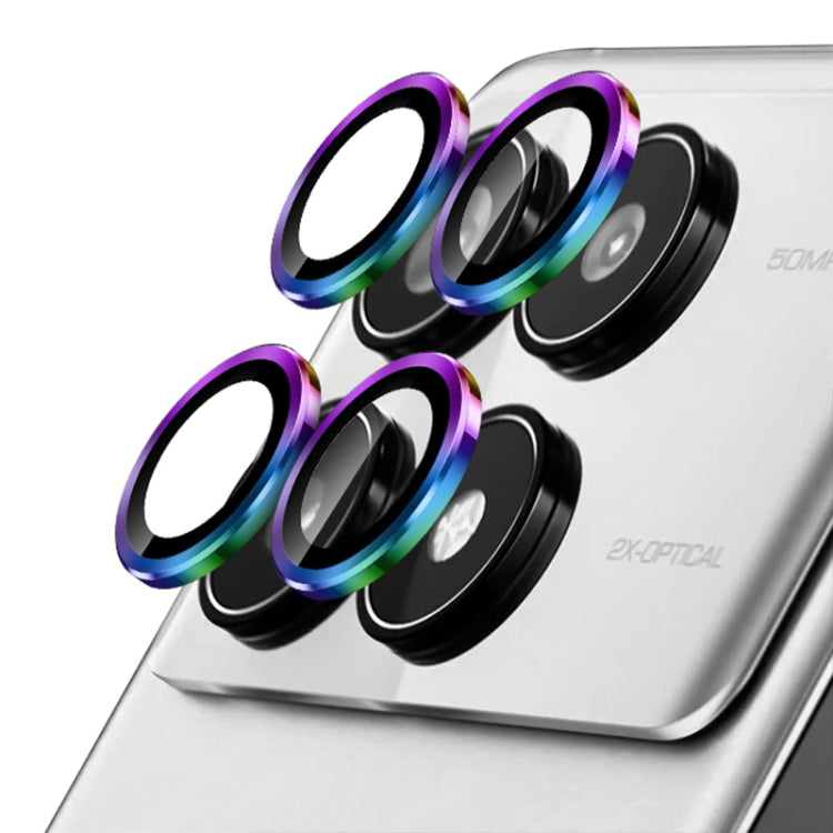 For Redmi K70 / K70 Pro / K70E ENKAY Hat-Prince 9H Rear Camera Lens Aluminium Alloy Tempered Glass Film(Colorful) -  by ENKAY | Online Shopping South Africa | PMC TechLife | Buy Now Pay Later Mobicred
