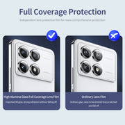 For Redmi K70 / K70 Pro / K70E ENKAY Hat-Prince 9H Rear Camera Lens Aluminium Alloy Tempered Glass Film(Silver)