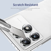 For Redmi K70 / K70 Pro / K70E ENKAY Hat-Prince 9H Rear Camera Lens Aluminium Alloy Tempered Glass Film(Black)