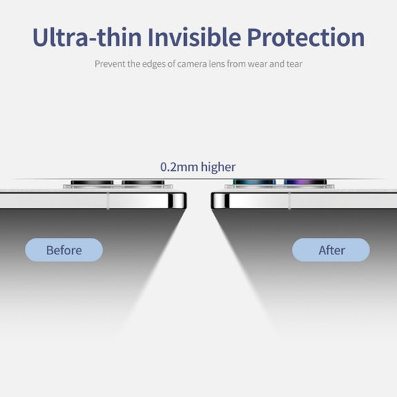 For Redmi K70 / K70 Pro / K70E ENKAY Hat-Prince 9H Rear Camera Lens Aluminium Alloy Tempered Glass Film(Black)