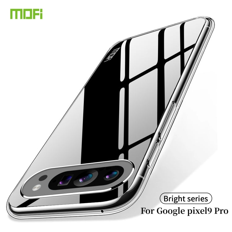 For Google Pixel 9 Pro MOFI Ming Series Transparent Ultra-thin TPU Phone Case(Transparent) - Google Cases by MOFI | Online Shopping South Africa | PMC TechLife | Buy Now Pay Later Mobicred