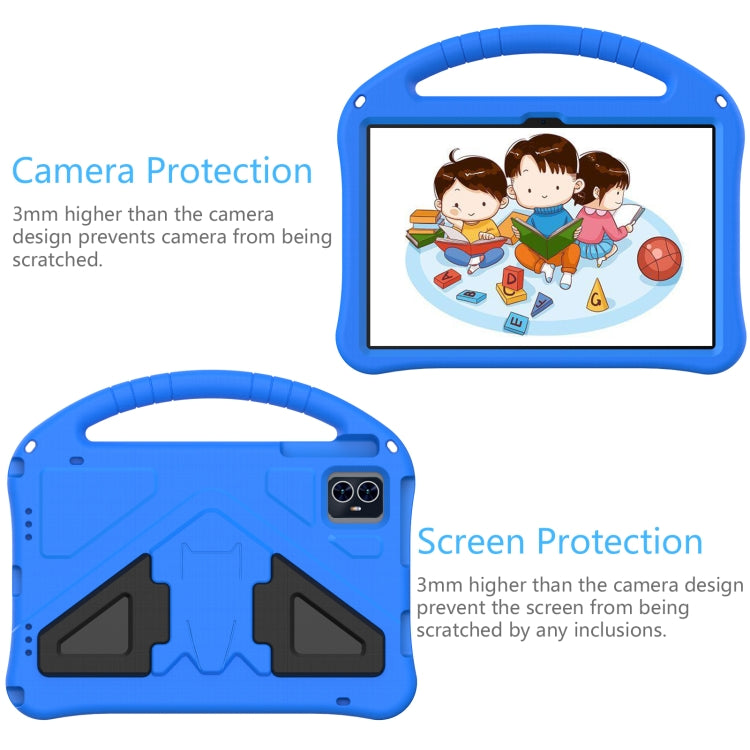 For Teclast M50 HD 10.1 / M50 Pro EVA Shockproof Tablet Case with Holder(Blue) - Others by PMC TechLife | Online Shopping South Africa | PMC TechLife | Buy Now Pay Later Mobicred