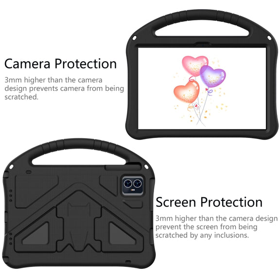 For Blackview Tab 80 10.1 2023 EVA Shockproof Tablet Case with Holder(Black)