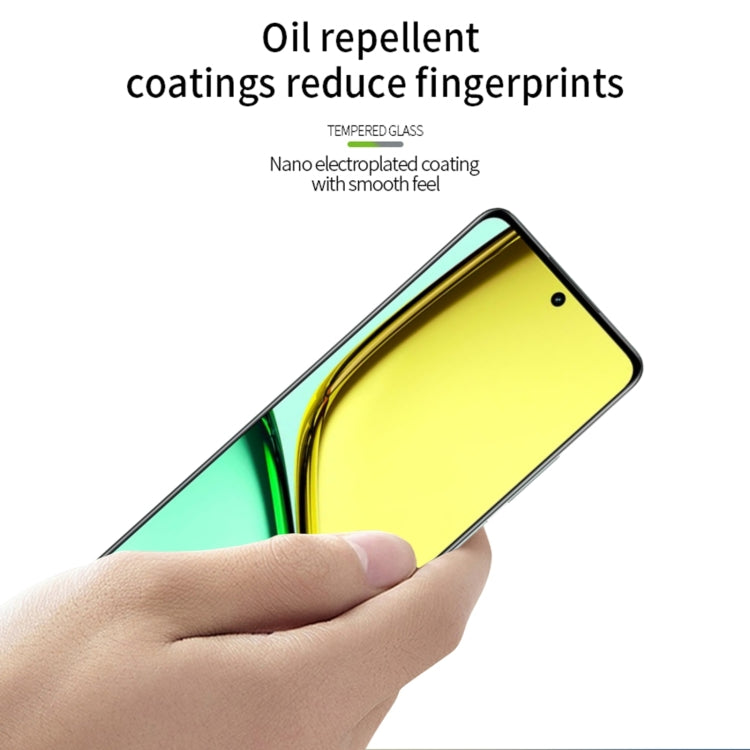 For Realme C67 5G MOFI 9H 2.5D Full Screen Tempered Glass Film(Black) - Realme Tempered Glass by MOFI | Online Shopping South Africa | PMC TechLife | Buy Now Pay Later Mobicred