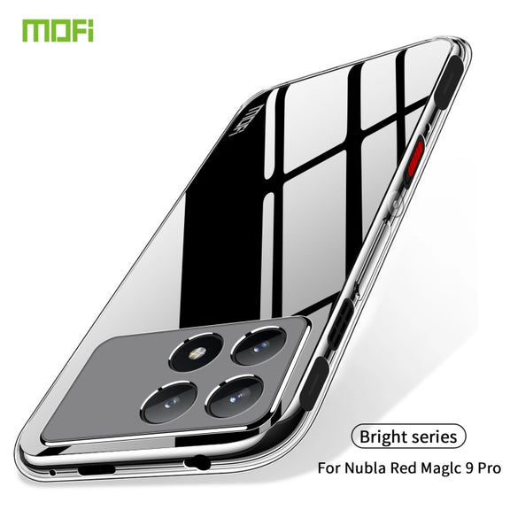 For Nubia Red Magic 9 Pro / 9 Pro+ MOFI Ming Series Transparent Ultra-thin TPU Phone Case(Transparent)