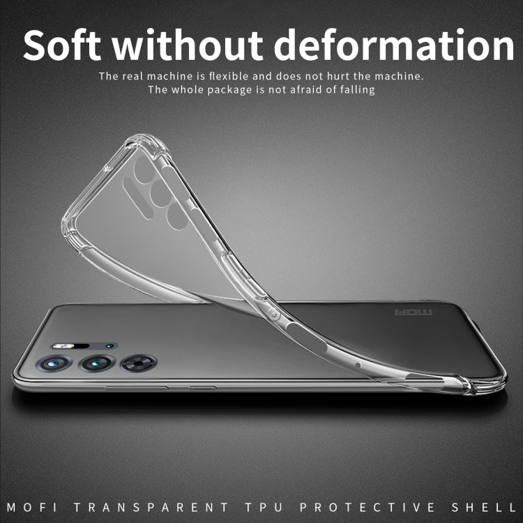 For Nubia Red Magic 9 Pro / 9 Pro+ MOFI Ming Series Transparent Ultra-thin TPU Phone Case(Transparent) - ZTE Cases by MOFI | Online Shopping South Africa | PMC TechLife