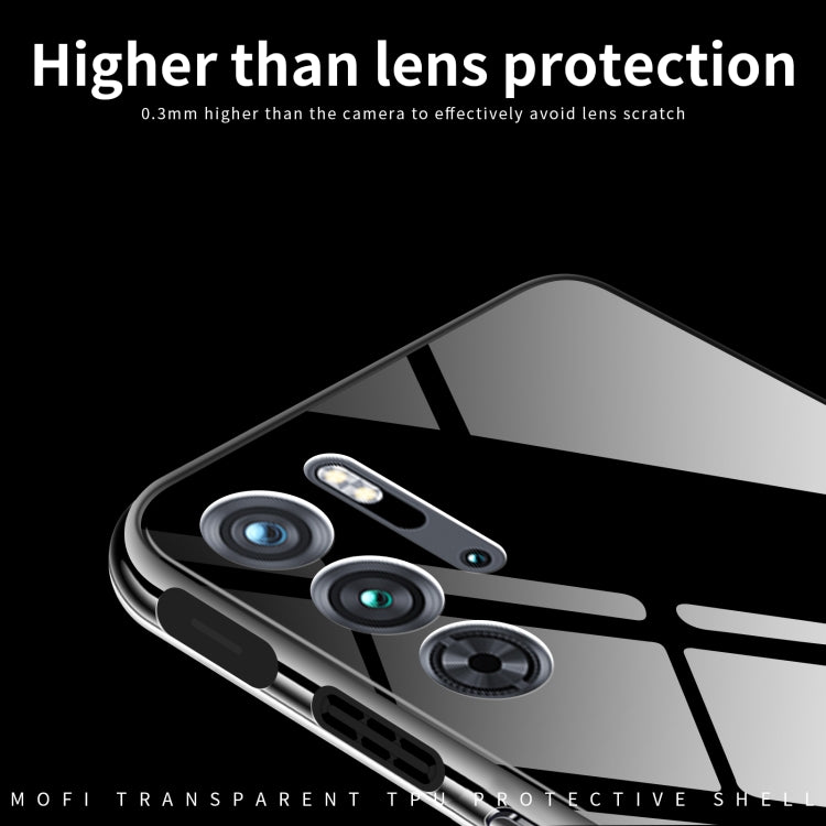 For Nubia Red Magic 9 Pro / 9 Pro+ MOFI Ming Series Transparent Ultra-thin TPU Phone Case(Transparent) - ZTE Cases by MOFI | Online Shopping South Africa | PMC TechLife