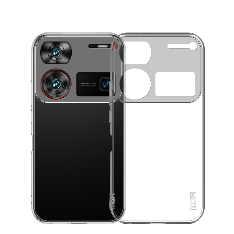 For Nubia Z60 Ultra MOFI Ming Series Transparent Ultra-thin TPU Phone Case(Transparent) - ZTE Cases by MOFI | Online Shopping South Africa | PMC TechLife | Buy Now Pay Later Mobicred