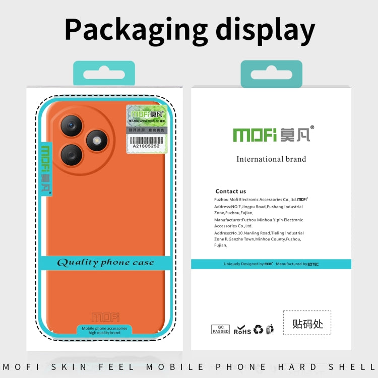 For Honor X50i Pro MOFI Qin Series Skin Feel All-inclusive PC Phone Case(Gray)