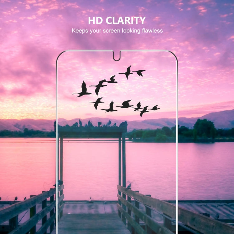 For Samsung Galaxy S24 5G 5pcs ENKAY 0.18mm High Aluminum-silicon Tempered Glass Film, Support Ultrasonic Fingerprint Unclock