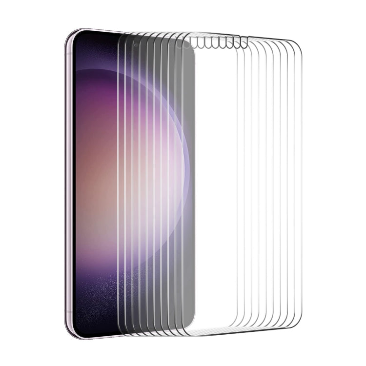 For Samsung Galaxy S24 5G 10pcs ENKAY 0.18mm High Aluminum-silicon Tempered Glass Film, Support Ultrasonic Fingerprint Unclock - free shipping - PMC Jewellery - Order now!