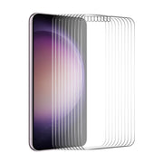For Samsung Galaxy S24 5G 10pcs ENKAY 0.18mm High Aluminum-silicon Tempered Glass Film, Support Ultrasonic Fingerprint Unclock