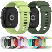 For Redmi Watch 4 Solid Color Silicone Sports Watch Band(Red)