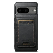 For Google Pixel 8 Suteni H17 Oil Eax Leather Detachable Wallet Phone Case(Black)