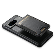 For Google Pixel 7a Suteni H17 Oil Eax Leather Detachable Wallet Phone Case(Black)