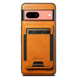 For Google Pixel 7a Suteni H17 Oil Eax Leather Detachable Wallet Phone Case(Khaki) - free shipping - PMC Jewellery - Order now!
