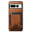 For Google Pixel 7 Suteni H17 Oil Eax Leather Detachable Wallet Phone Case(Brown) - free shipping - PMC Jewellery - Order now!