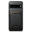 For Google Pixel 6 Pro Suteni H17 Oil Eax Leather Detachable Wallet Phone Case(Black) - Google Cases by Suteni | Online Shopping South Africa | PMC Jewellery | Buy Now Pay Later Mobicred